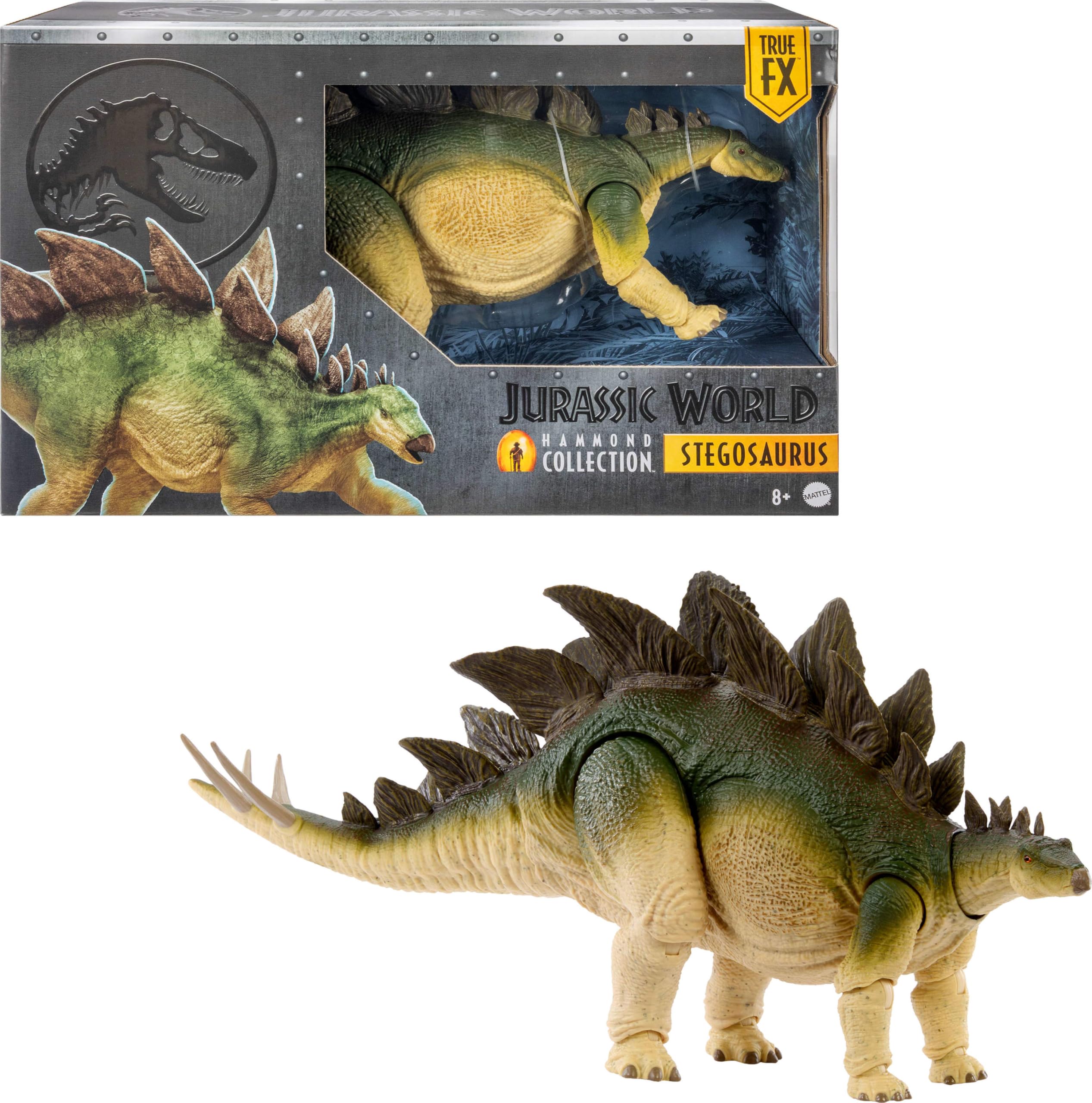 Mattel Jurassic World Hammond Collection Forgotten World Jurassic Park Stegosaurus Extra Large Herbivor Dinosaur Toy