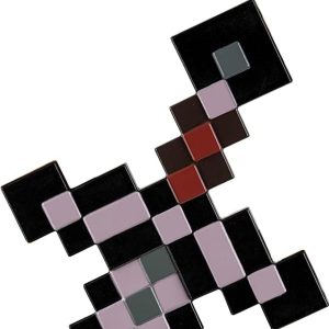 Minecraft Netherite Sword, Official Minecraft Costume Accessory for Kids, Single Size Video Game Costume Prop