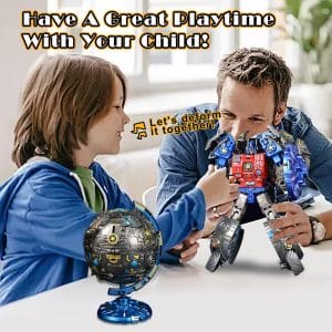 Transforming Globe Planetary Robot God