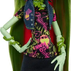Monster High Boo-riginal Creeproduction Doll, Venus McFlytrap Collectible Reproduction with Doll Stand, Diary, and Pet Chewlian