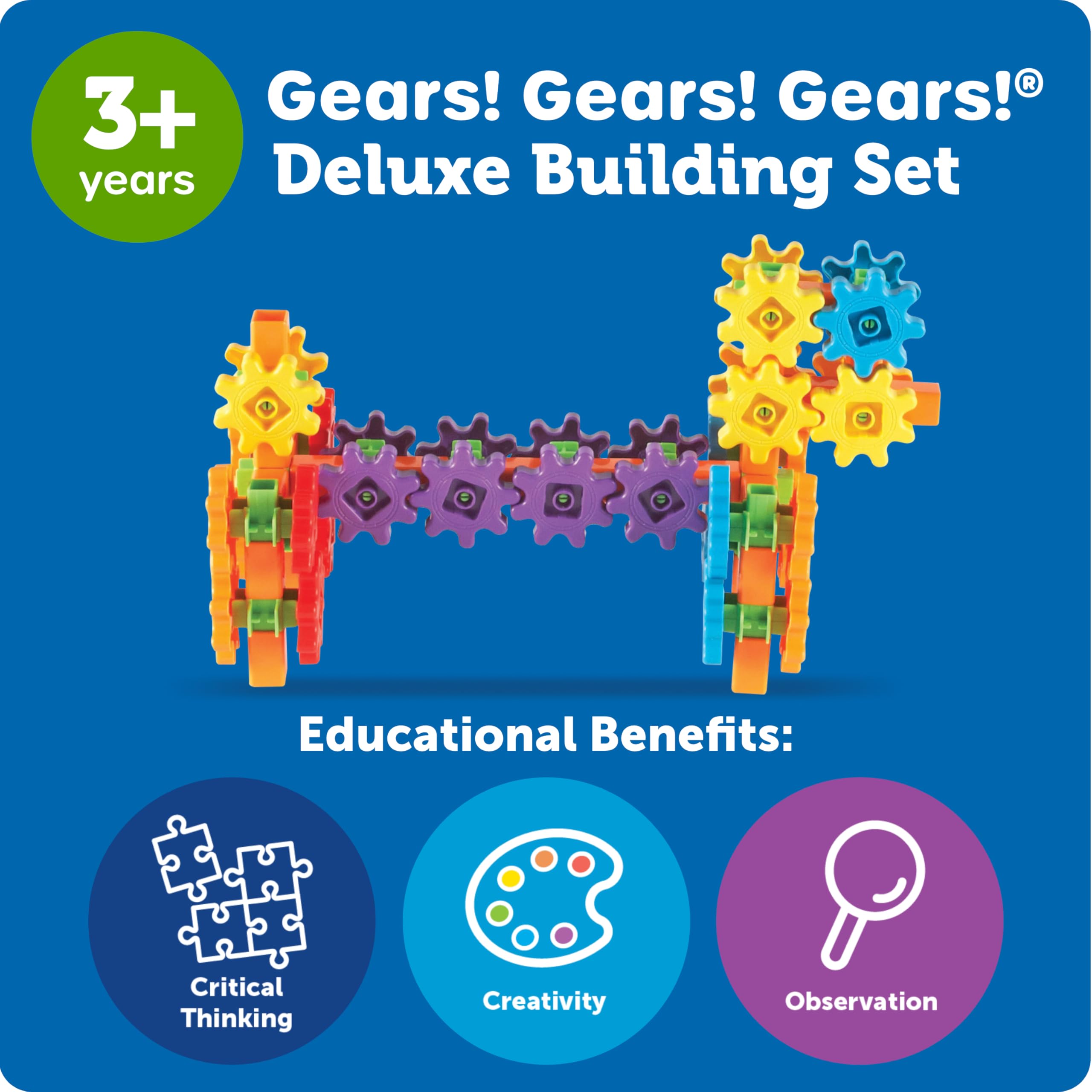 Gears! Gears! Gears!® 100-Piece Deluxe Building Set - Image 4