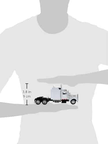 Kenworth W900 Plain White Unmarked 1/43 by New Ray 15843 - Image 6