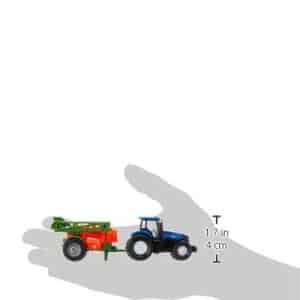 Siku 1668 - New Holland Tractor with Crop Sprayer Toy Farm Vehicle for Kids Age 3+ | Die-Cast Tractor Model