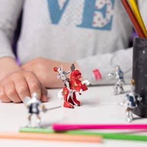 Papo Mini Tub Figure, Knights - 12 Pieces
