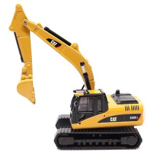 Diecast Masters | 1:87 Scale Kenworth T880s SBFS 40in-Sleeper Tandem Tractor with Lowboy Trailer and Cat 320D L Hydraulic Excavator | Model 84420