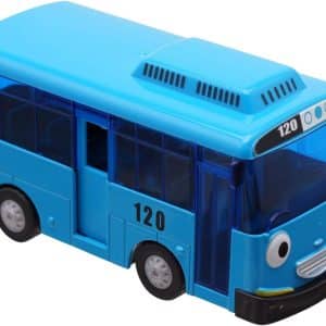 Metal Die-Casting Bus Toy - TAYO The Little Bus Push and Go Play Vehicles Toy & Games for Kids, Girls & Boys Animation Character Friends (TAYO The Blue Bus)