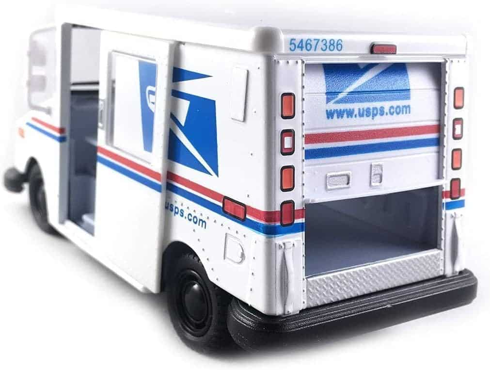 KiNSMART Mercedes-Benz Sprinter UPS Edition Delivery Van 1:48 Scale and 5 Mail Truck 1:36 Scale - Image 5