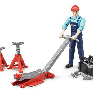 Bruder Bworld Man with Repair Shop Accessories Vehicle