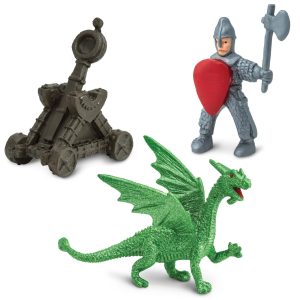 Safari Ltd Knights & Dragons Toob Hand Painted Toy Miniature Figurines (Set of 11)