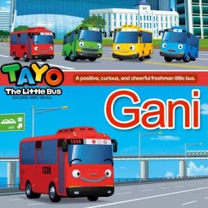The Little Bus Tayo - GANI, Pull-Back Motor Toy