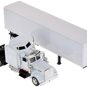 Kenworth W900 Plain White Unmarked 1/43 by New Ray 15843