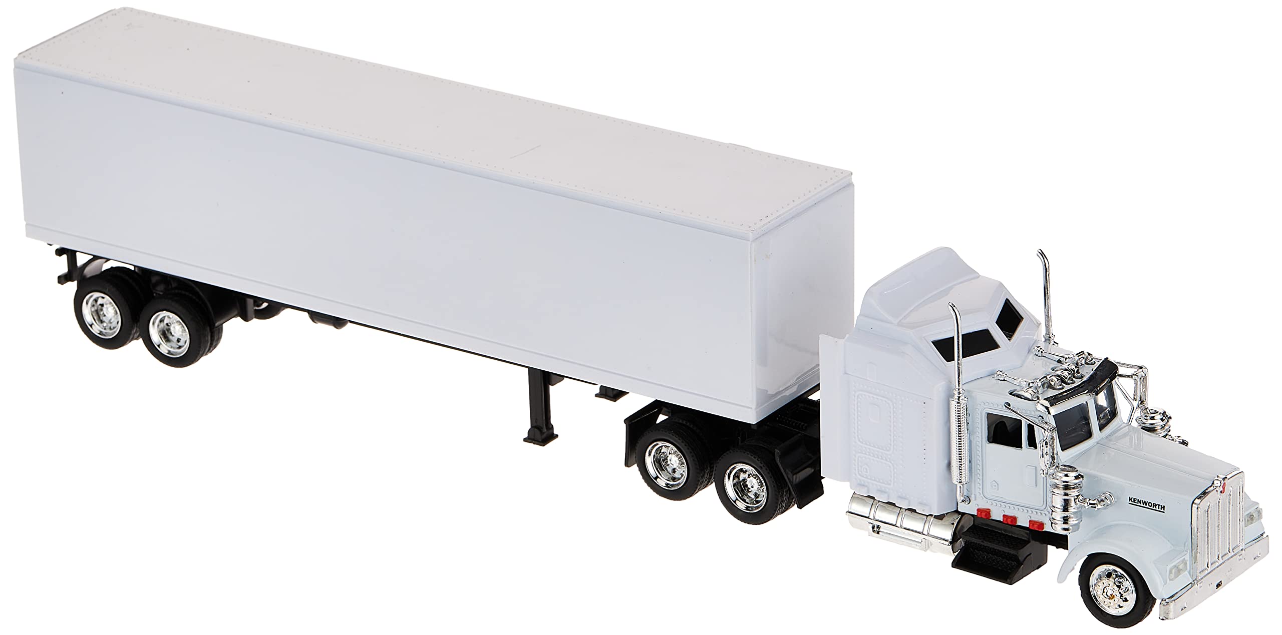 Kenworth W900 Plain White Unmarked 1/43 by New Ray 15843 - Image 4