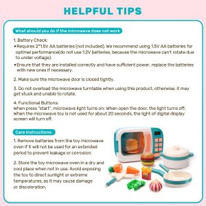 CUTE STONE Microwave Toys Kitchen Play Set, Kids Pretend Play Electronic Oven with Play Food, Kids Cookware Pot and Pan Toy Set, Cooking Utensils,Great Learning Gifts for Girls Boys