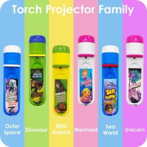 Pup Go Dinosaur Kids Flashlight Projector Torch with 3 Discs 24 Images, Cool Flashlight Projector Light for Toddlers, Dinosaur Toy for Kids Age 3-7 Year Old Boys Girls