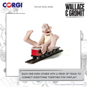 Corgi CC80604 Wallace and Gromit - The Wrong Trousers - Wallace and Flatbed Wagon Classics Diecast Model