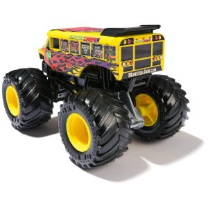 Monster Jam 2025 Official 1:64 Diecast Truck Series 44 Trucks On Duty Classroom Crusher School Bus