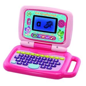 LeapFrog Pink 2-in-1 LeapTop Touch Laptop, Ages 2+, Learning Tablet with 10 Modes of Play, Letters, Numbers, Vocabulary, Animals, Music, Ideal Children