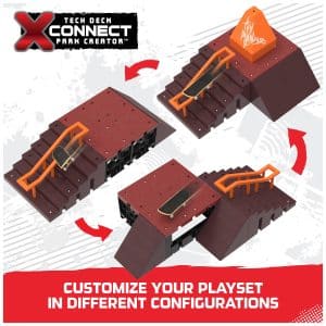 Tech Pyramid Shredder 2.0 X-Connect Park Creator skateboard ramp set