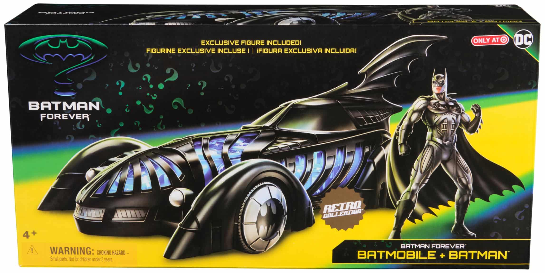 dc comics Toy Vehicle Retro Batmbile aNd Figure - Image 2