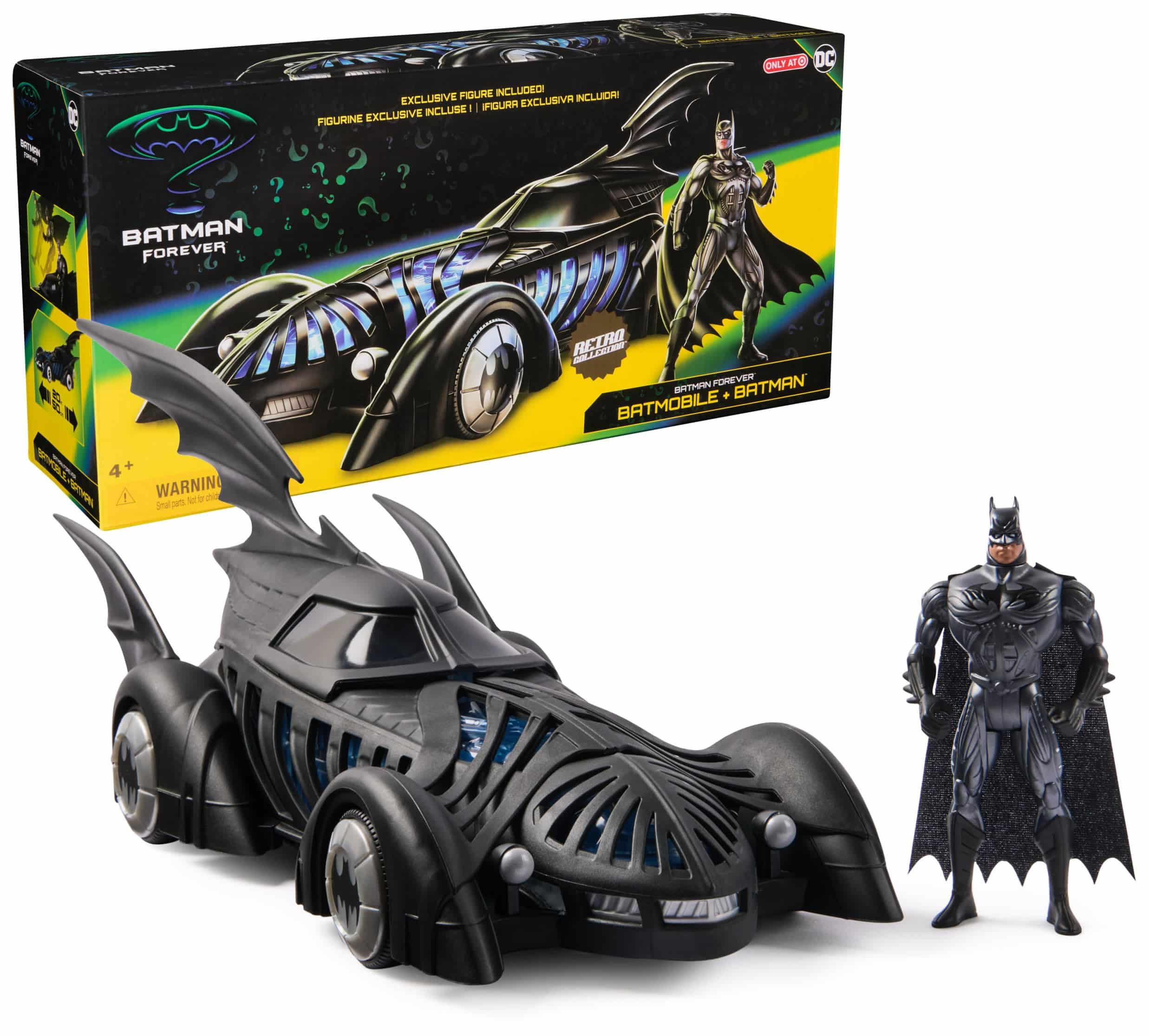 dc comics Toy Vehicle Retro Batmbile aNd Figure - Image 6