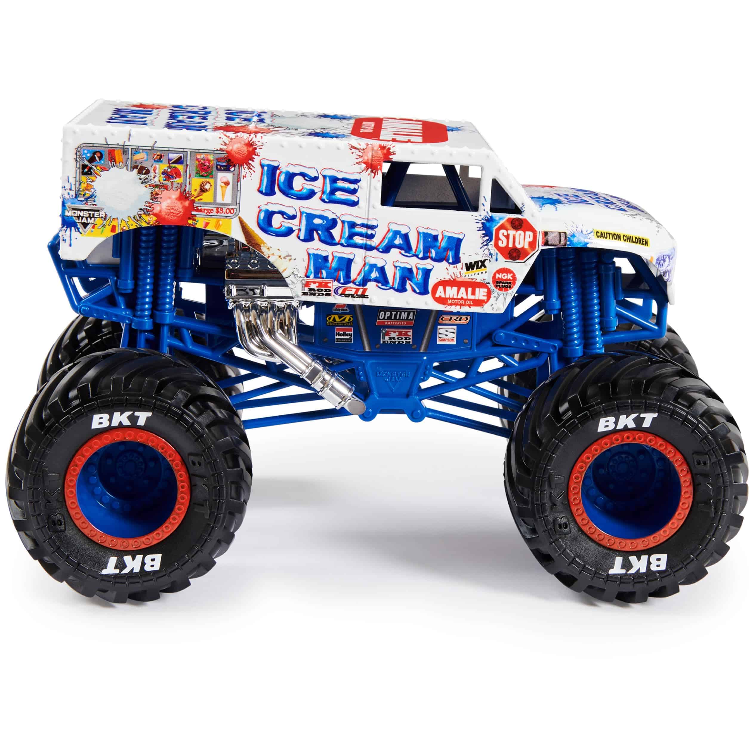 Monster Jam, Official Ice Cream Man Monster Truck, Die-Cast Vehicle, 1:24 Scale - Image 2