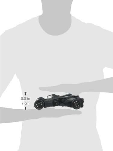 Jada Toys Batmobile 1:24 Scale Diecast Vehicle with Arkham Knight Figure - Image 5