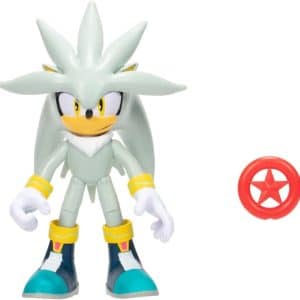 Sonic the Hedgehog 4" Articulated Action Figure Collection (Choose Figure) (Silver)
