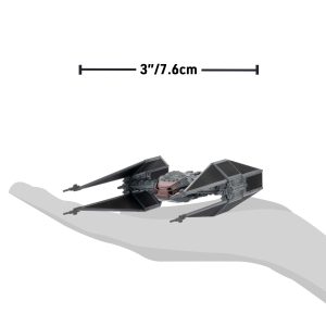 Star Wars Micro Galaxy Squadron TIE Silencer - 5-Inch Vehicle with 1-Inch Micro Figure Accessory