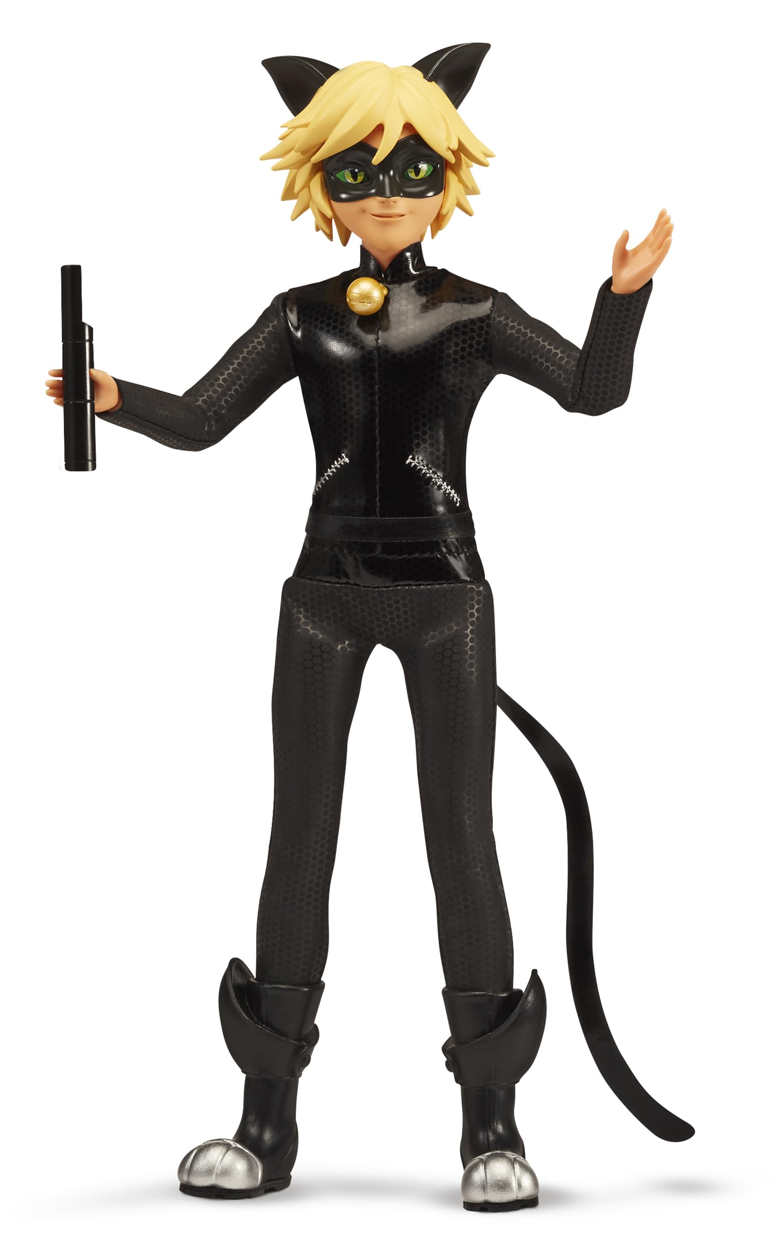 Miraculous Ladybug and Cat Noir Toys Cat Noir Fashion Doll | Articulated 26cm Cat Noir Doll with Accessories Kwami | Teen Superhero Cat Noir Figurine | Bandai Dolls Range - Image 4