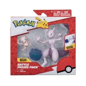 Pokemon Battle Figure Set 2 Pack Mew and Mewtwo Deluxe Action Ready