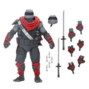 NECA TMNT, The Last Ronin, Lost Years Nightwatcher Leonardo Action Figure with Accessories