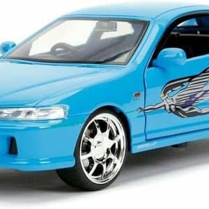 Jada Fast & Furious 1:24 Mia's Acura Integra Type-R Die-cast Car, Toys for Kids and Adults,Blue