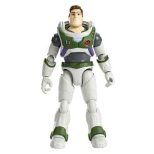 Buzz Lightyear Disney Original Alpha-Suit Space Ranger Action Figure Astronaut (5 Inch) with Accessories, 4 Years and up