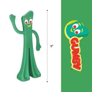 Multipet Gumby Rubber Dog Toy, Green