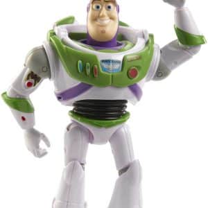 Disney Pixar Toy Story Buzz Lightyear Action Figure 7-in Tall, Highly Posable with Authentic Detail, Movie Toy, Gift for Collectors & Kids Ages 3 Years Old & Up