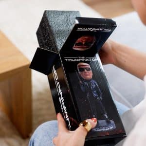 Donald Trump Collectibles - Proud Patriots The Trumpinator: Donald Trump 2024 Bobblehead for Trump Supporters and Patriotic Americans | The #1 Trump Gifts, TrumpinatorBobble