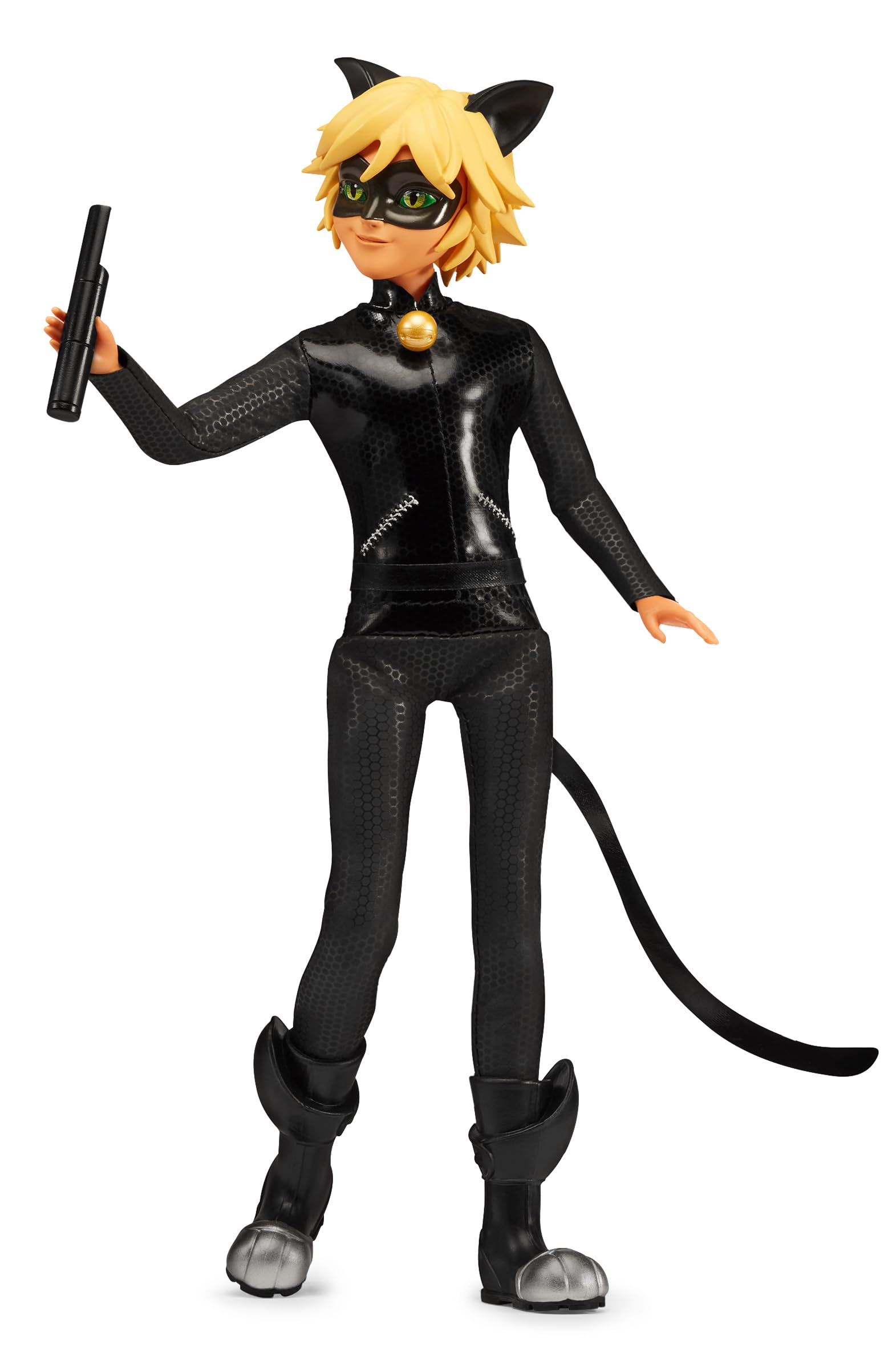 Miraculous Ladybug and Cat Noir Toys Cat Noir Fashion Doll | Articulated 26cm Cat Noir Doll with Accessories Kwami | Teen Superhero Cat Noir Figurine | Bandai Dolls Range - Image 5
