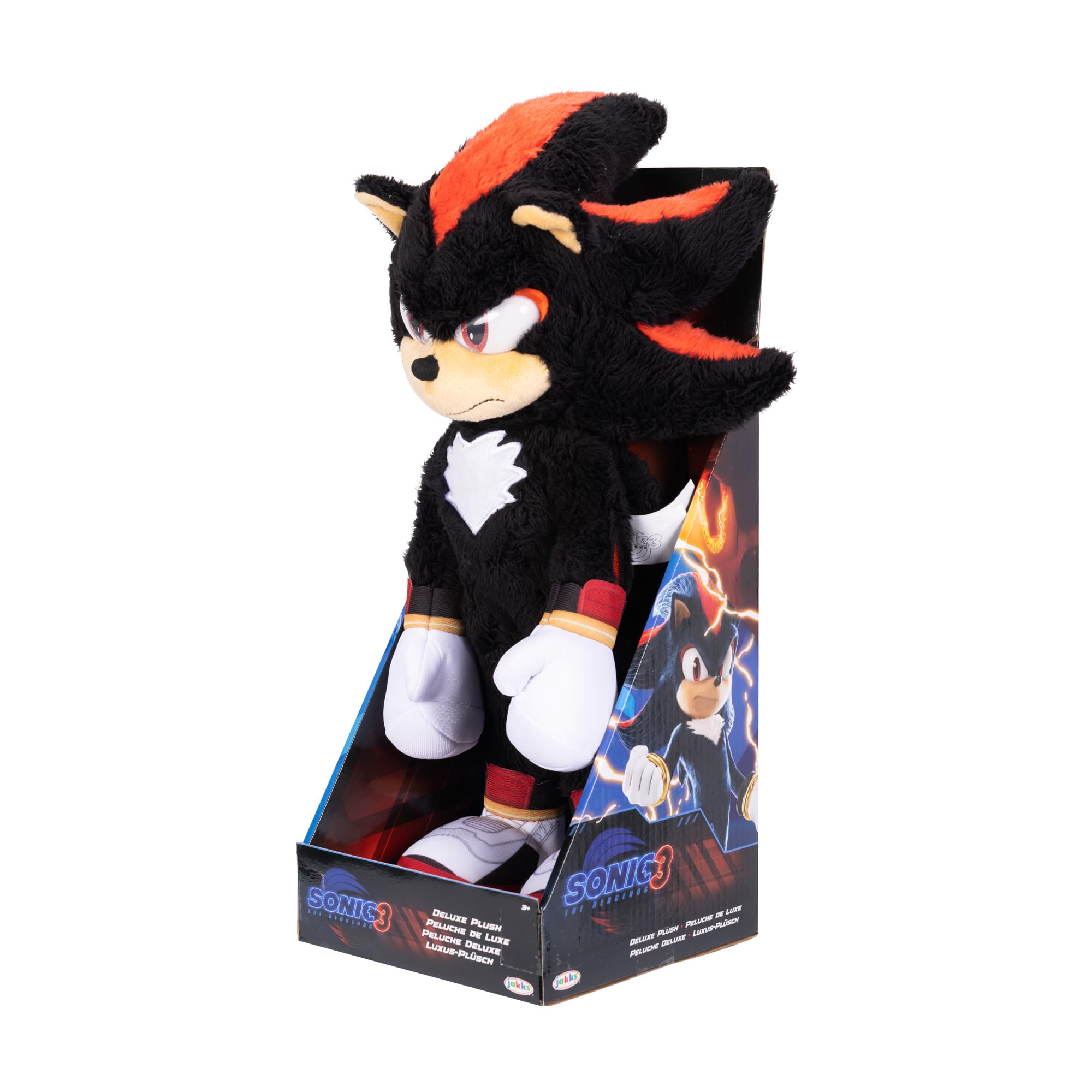 Sonic 3 Movie- 13" Deluxe Plush - Shadow - Image 7