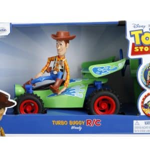 Jada Disney Pixar Toy Story 4 Turbo Buggy W/Woody Radio Control Vehicle, 2.4 Ghz, 1: 24