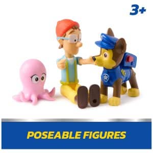 Psi Patrol Figure Pack, Hunting and Captain Turbot with Baby Octopus Figure, Children's Toy for Boys and Girls from 3 Years