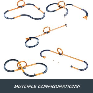 Hot Wheels Toy Car RC Track Set with 1:64 Scale Remote-Control Vehicle & 30+ Pieces of Race Track to Create Multiple Configurations