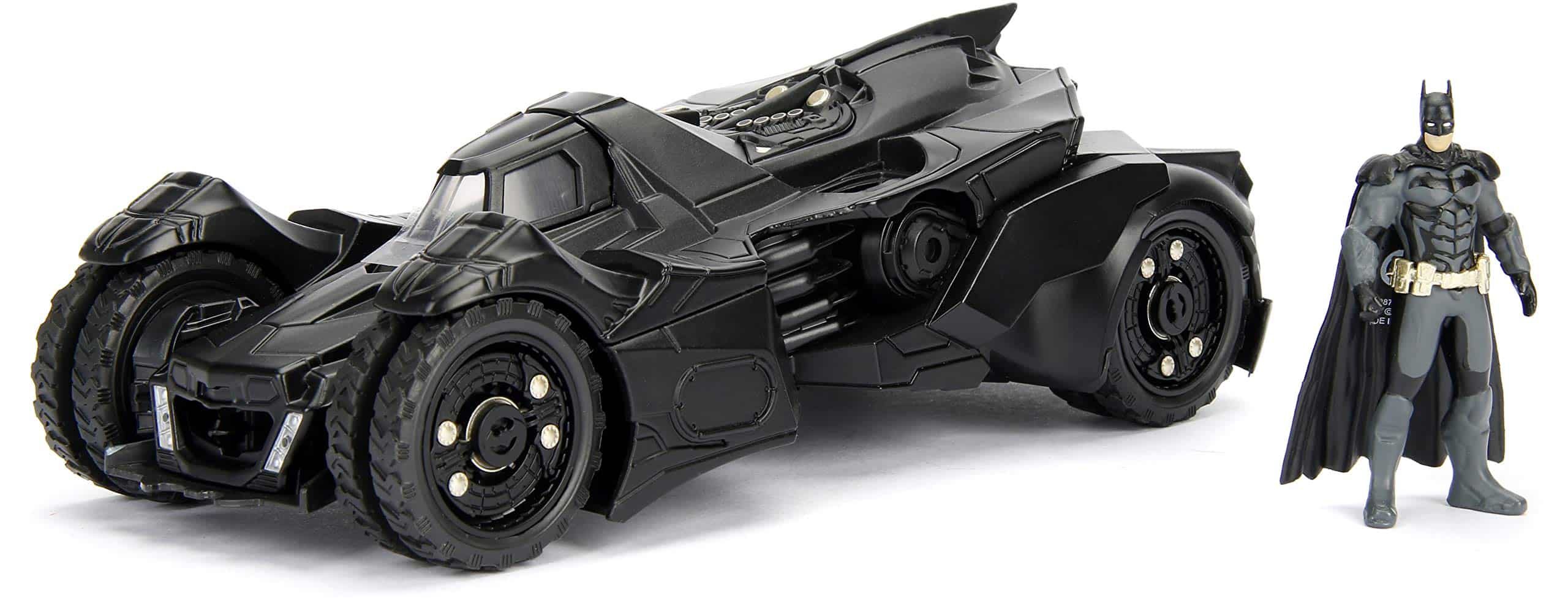 Jada Toys Batmobile 1:24 Scale Diecast Vehicle with Arkham Knight Figure - Image 3