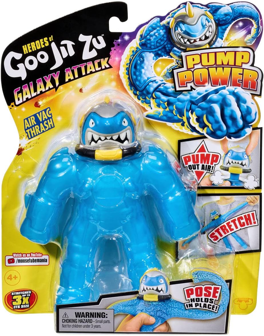 Heroes of Goo Jit Zu Galaxy Attack, Action Figure Pump Power - Air Vac Thrash, Multicolor, 41223 - Image 3