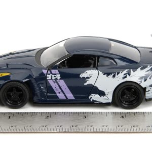Jada Toys 1:32 Scale Hollywood Rides Godzilla HWR Ben Sopra Nissan GT-R Diecast Vehicle