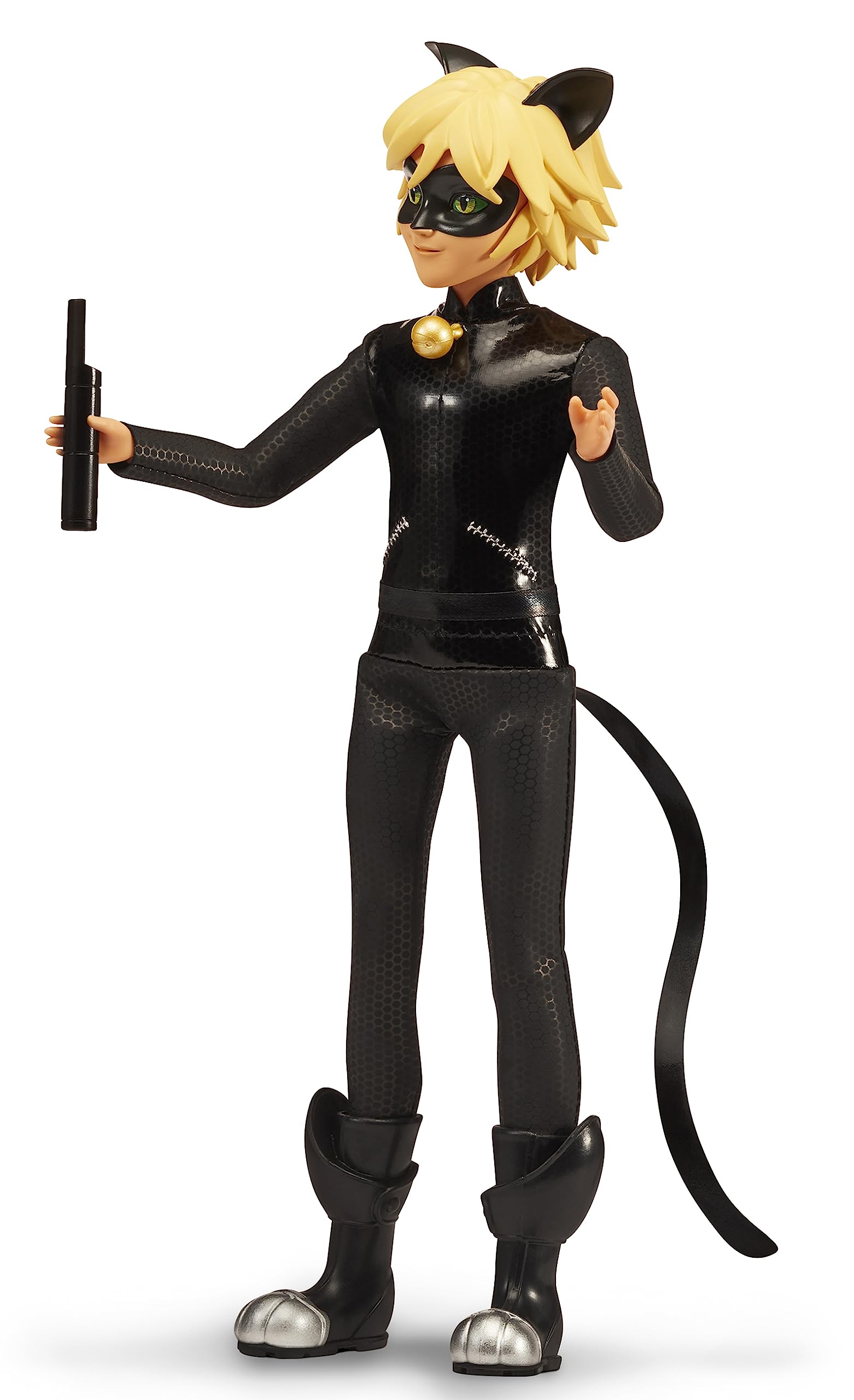 Miraculous Ladybug and Cat Noir Toys Cat Noir Fashion Doll | Articulated 26cm Cat Noir Doll with Accessories Kwami | Teen Superhero Cat Noir Figurine | Bandai Dolls Range - Image 3