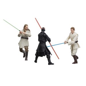 Star Wars The Black Series Qui-Gon Jinn, Darth Maul, OBI-Wan Kenobi Star Wars The Phantom Menace 6" Action Figures