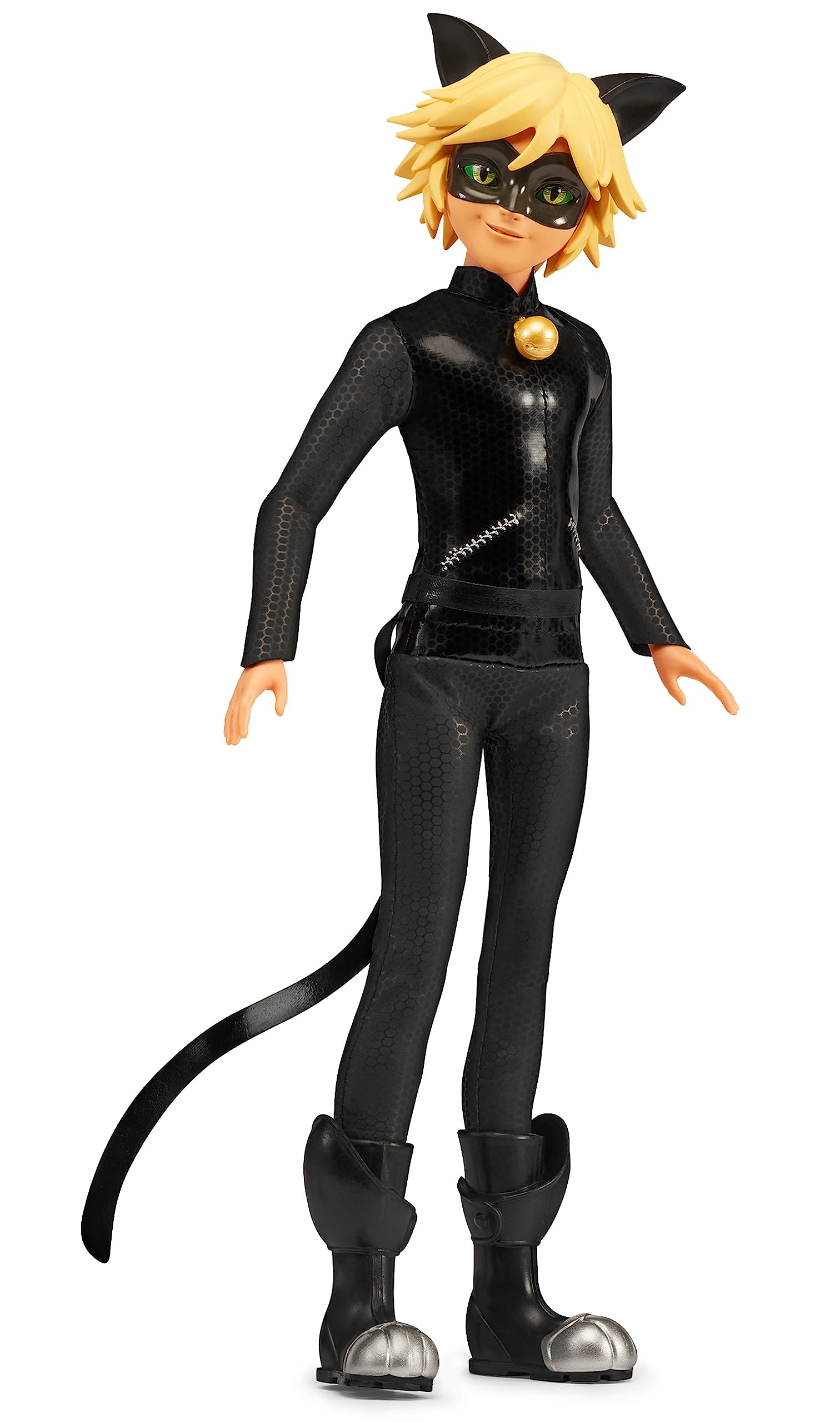 Miraculous Ladybug and Cat Noir Toys Cat Noir Fashion Doll | Articulated 26cm Cat Noir Doll with Accessories Kwami | Teen Superhero Cat Noir Figurine | Bandai Dolls Range