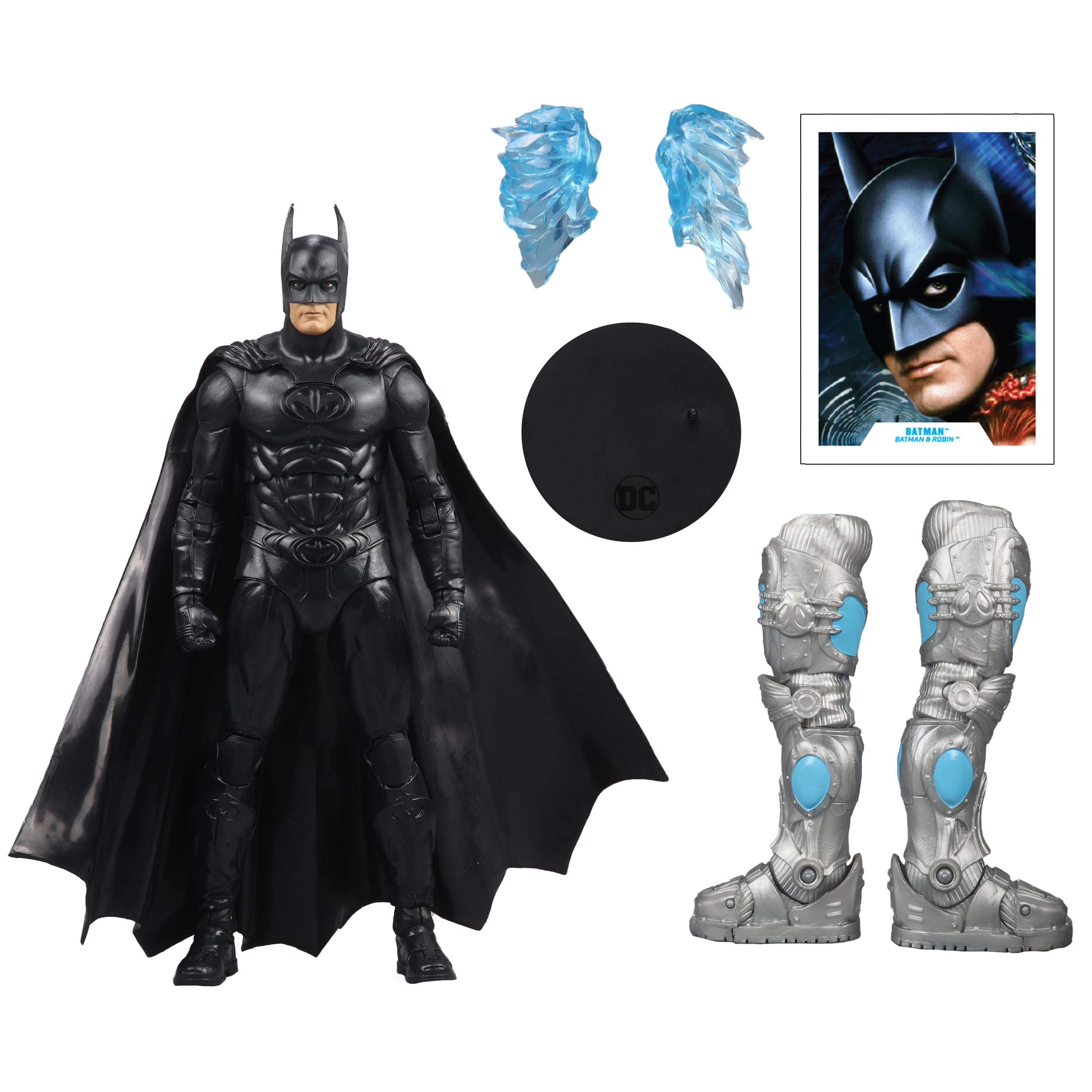 McFarlane DC Build-A WV11 Batman and Robin - Batman Action Figure, 7-Inch - Image 14