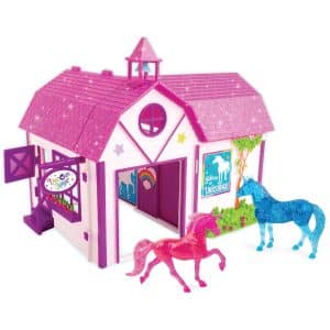Breyer Horses Stablemates Unicorn Magic Sparkle Playset | 2 Unicorns Included | 1:32 Scale | Horse Toy | Model #59220