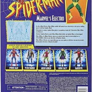Spider-Man Hasbro Marvel Legends Series 6-inch Collectible Marvel’s Electro Action Figure Toy Retro Collection